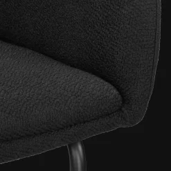 Fabric and Metal Dining Chair