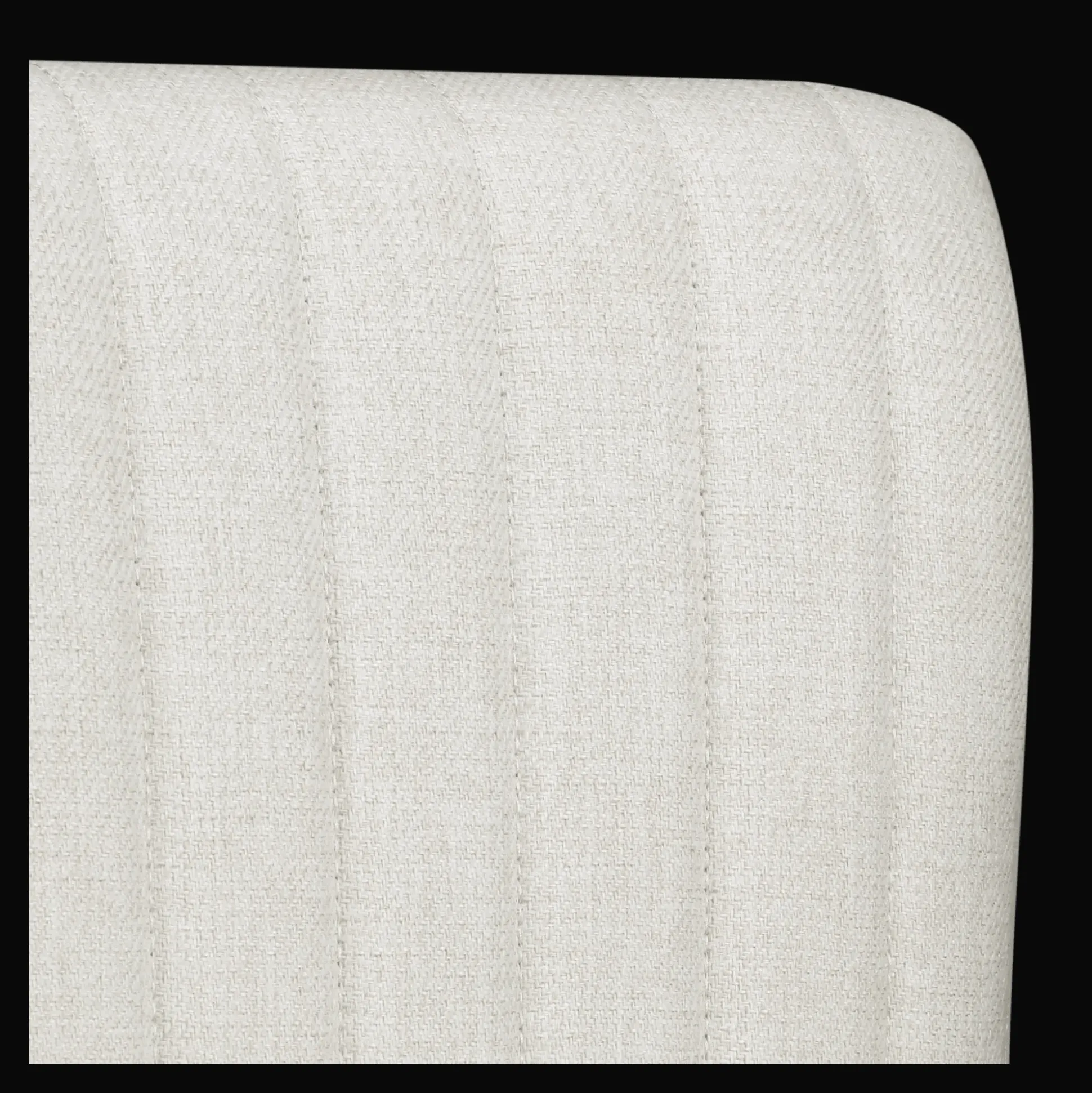 Fabric and Natural Wood Bar Stool