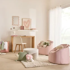 Fabric and Wood Dining Chair