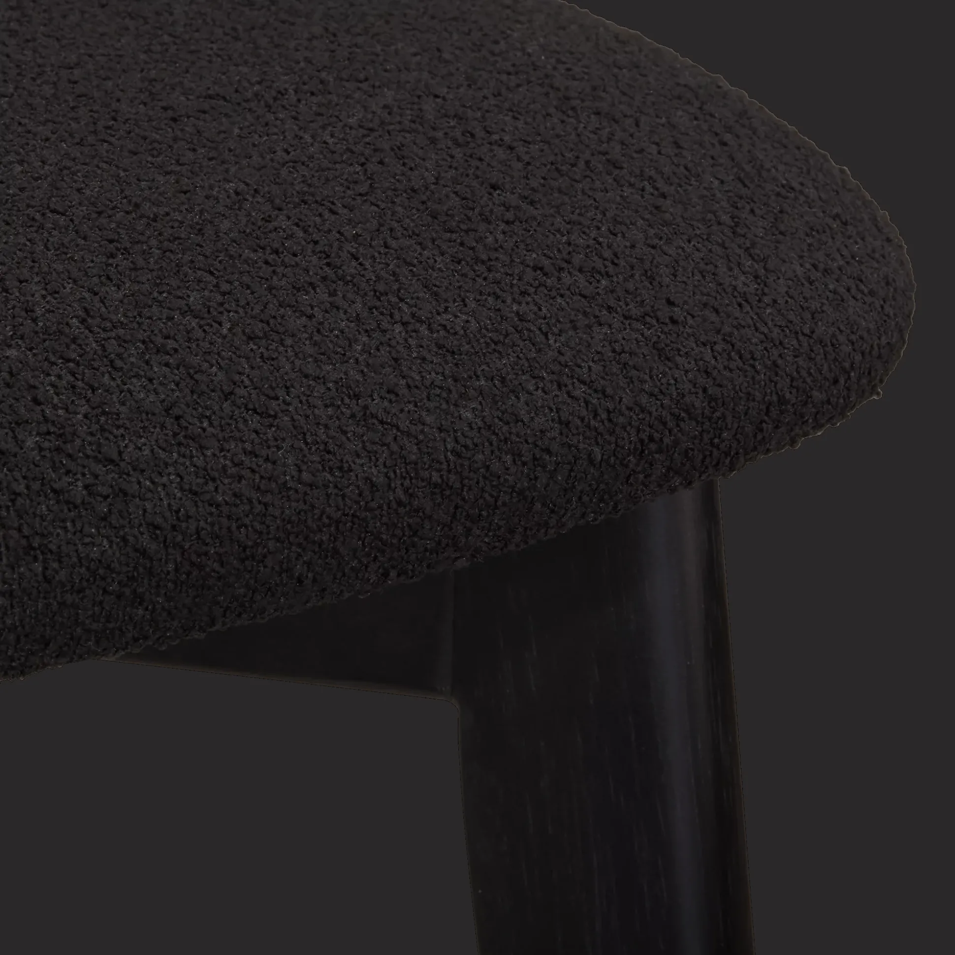 Fabric and Wood Dining Chair