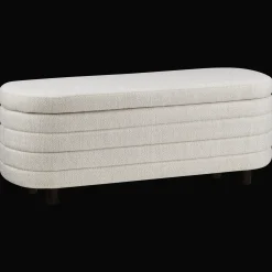 Fabric Ottoman with Storage