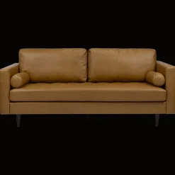 Faux-leather Sofa