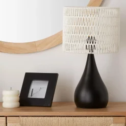 Flared Metal Lamp Base