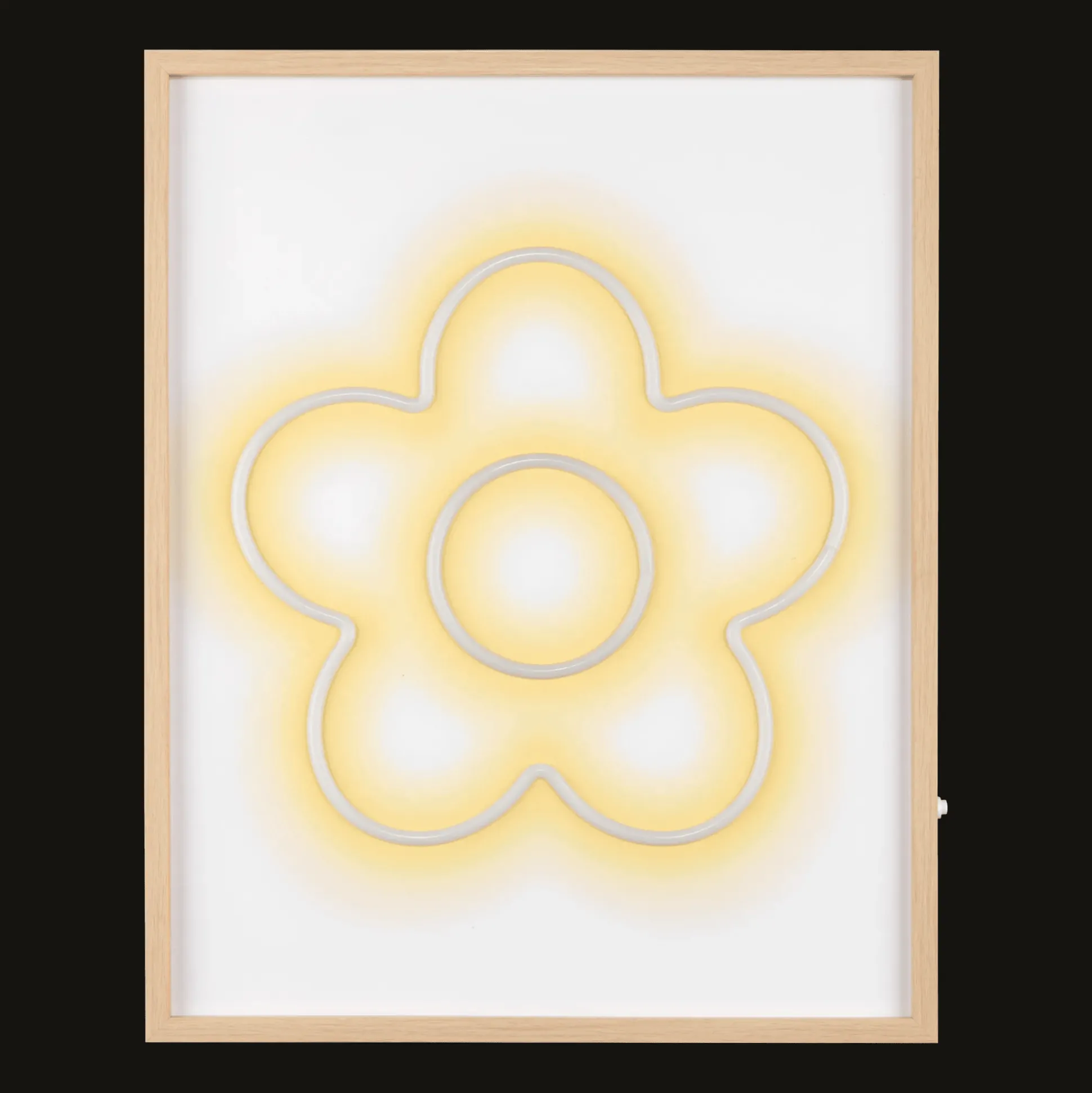 Floral LED Neon Wall Decoration