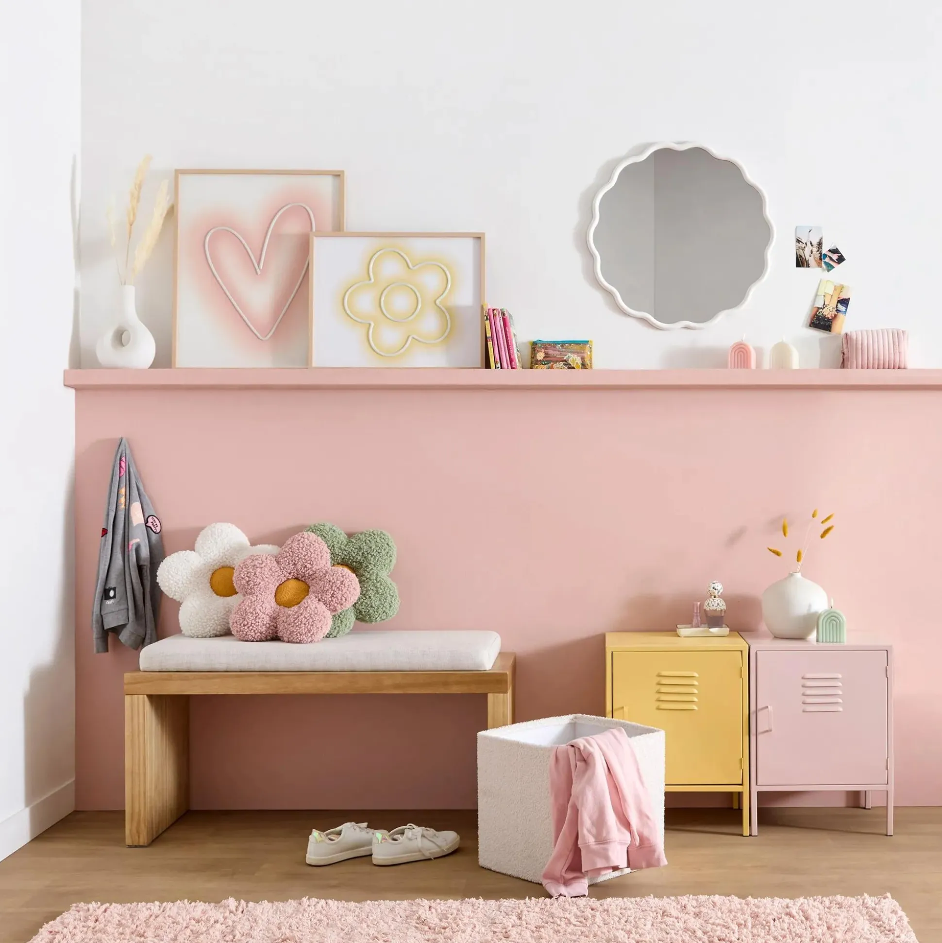 Floral LED Neon Wall Decoration