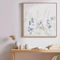 Framed Eucalyptus and Pampas