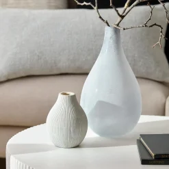 Frosted Glass Table Vase