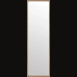 Full-Size Mirror with Wood Frame