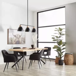 Furry Highland Cow Framed Art