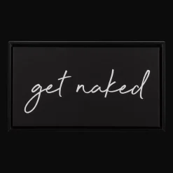 Get Naked Printed Canvas