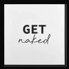 Get Naked Printed Canvas