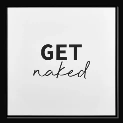 Get Naked Printed Canvas