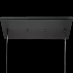 Glass and Metal Ceiling Lamp