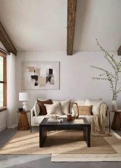 Glass Candle Holder with Wooden Base