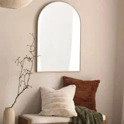 Gold Arched Mirror