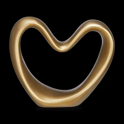 Gold Decorative Ceramic Heart