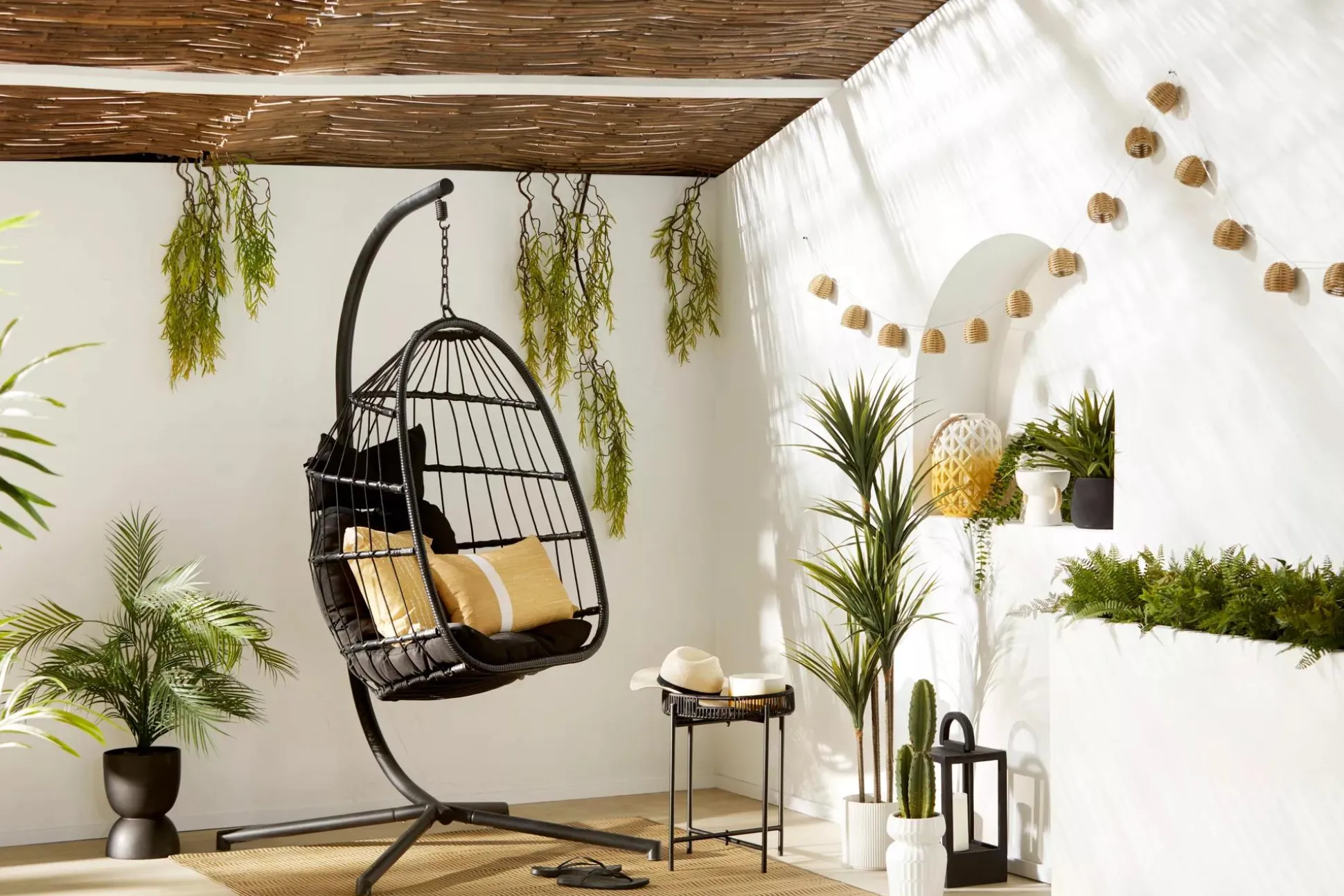 Grass in Ceramic Pot