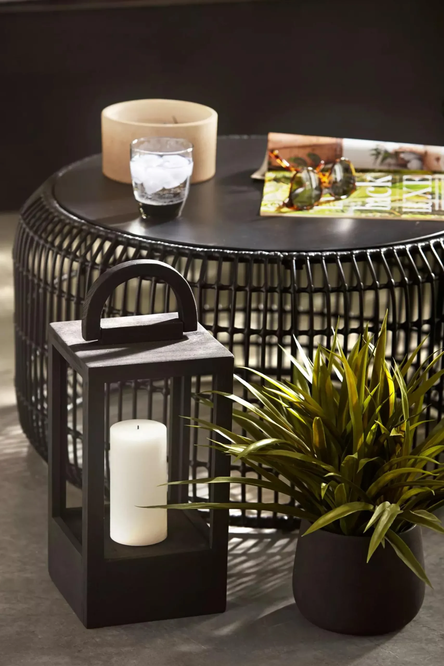 Grass in Ceramic Pot