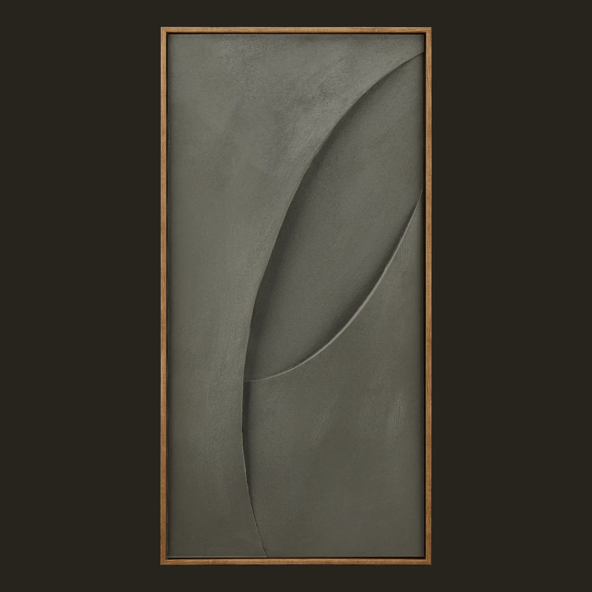 Green Abstract Framed Art