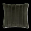 Green Cougar Faux Fur Throw Pillow