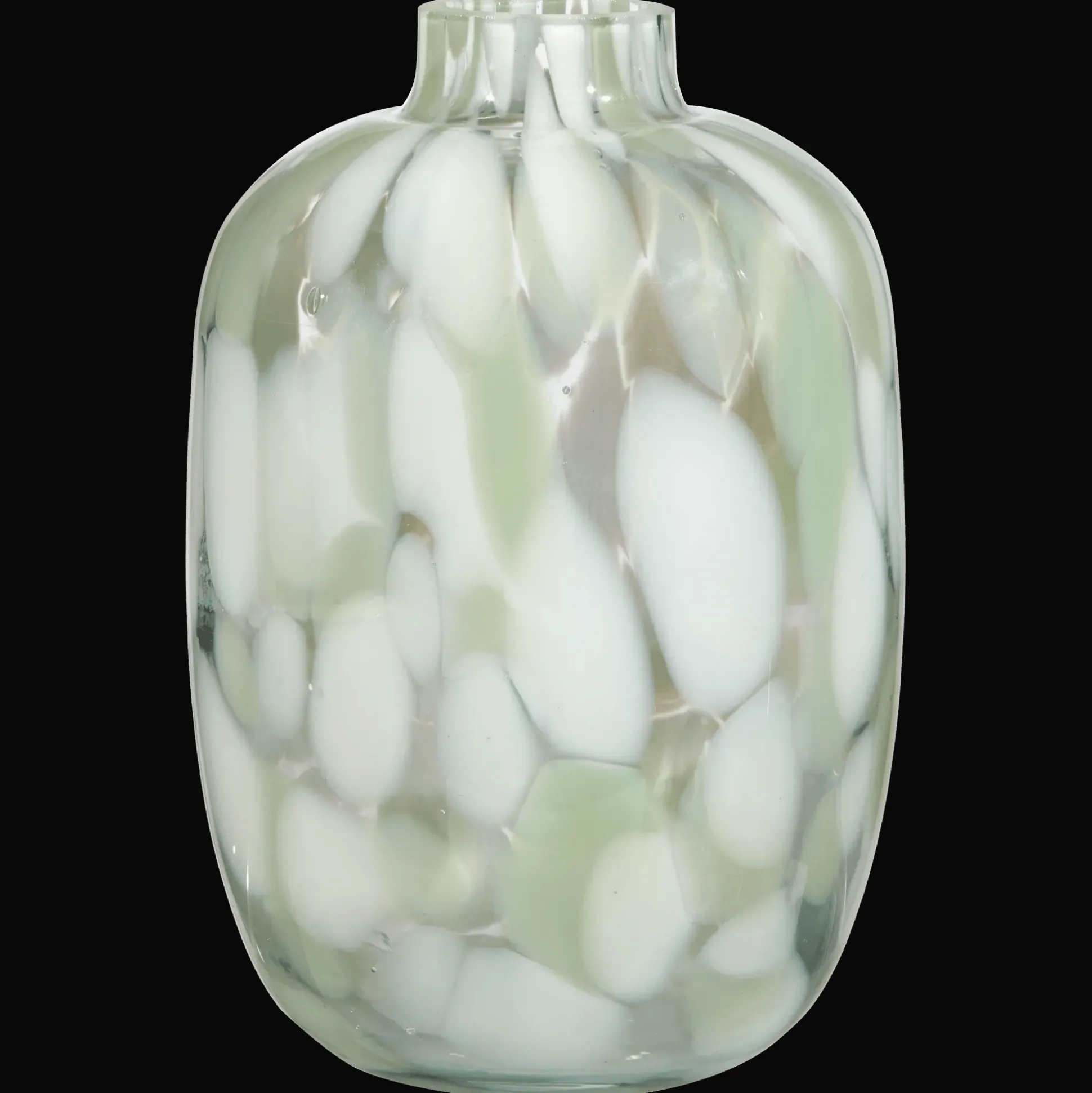 Green Glass Table vase