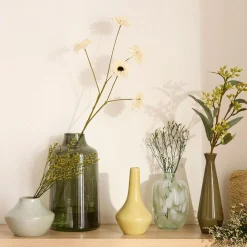 Green Glass Table vase