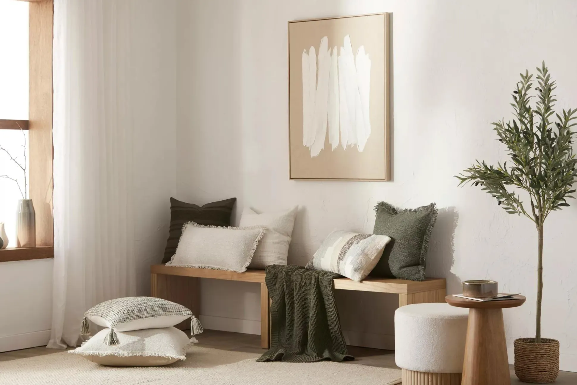 Green Lonny Woven Throw