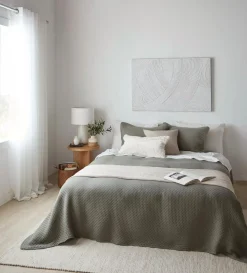 Green Nash Collection - 3-Piece Coverlet Set