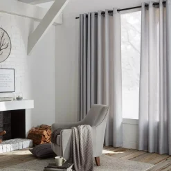 Grey Aura Panel Curtain