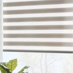 Grey Cordless Sheer Shade