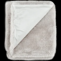 Grey Maddox Faux Fur Throw