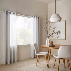 Grey Merlot Sheer Curtain