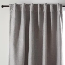 Grey Mullins Blackout Back-Tab Curtain