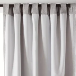 Grey Mullins Blackout Back-Tab Curtain