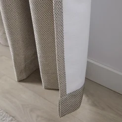 Grey Ortega Blackout Back-Tab Curtain