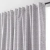 Grey Toulouse Blackout Curtain with Hidden Backtab