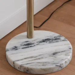3-Head Floor Lamp with Marble Base