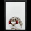 Hedgehog Canvas Framed Art
