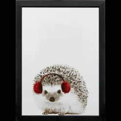 Hedgehog Canvas Framed Art