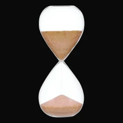 Hourglass with Pink and Gold Sand