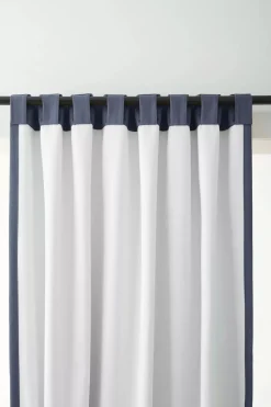 Indigo Taha Rod Pocket Back Tab Blackout Curtain