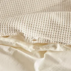 Ivory Collin Collection - 3-Piece Duvet Cover Set