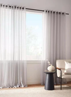 Ivory Kacha Sheer Curtain