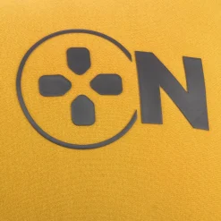 Jaron Game On Mustard Lumbar Throw Pillow