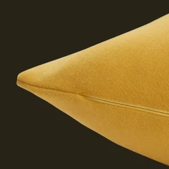 Jaron Game On Mustard Lumbar Throw Pillow