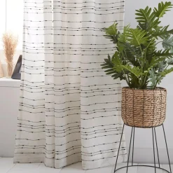 Jocas Back-Tab/Rod-Pocket Curtain