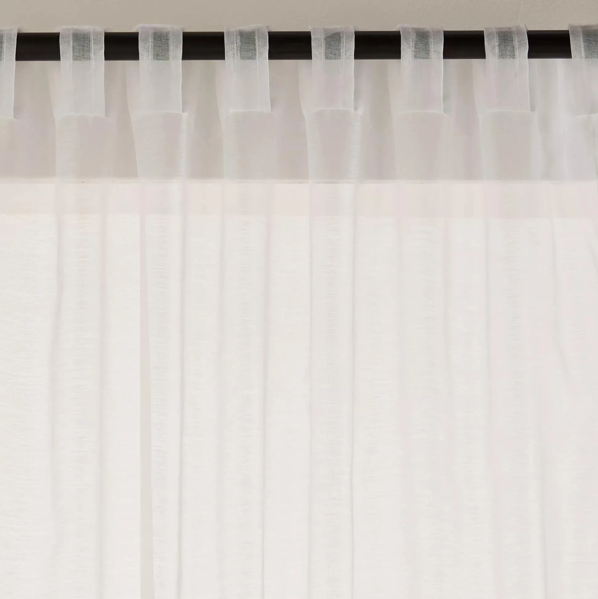 Kacha Rod Pocket Back Tab Sheer Curtain