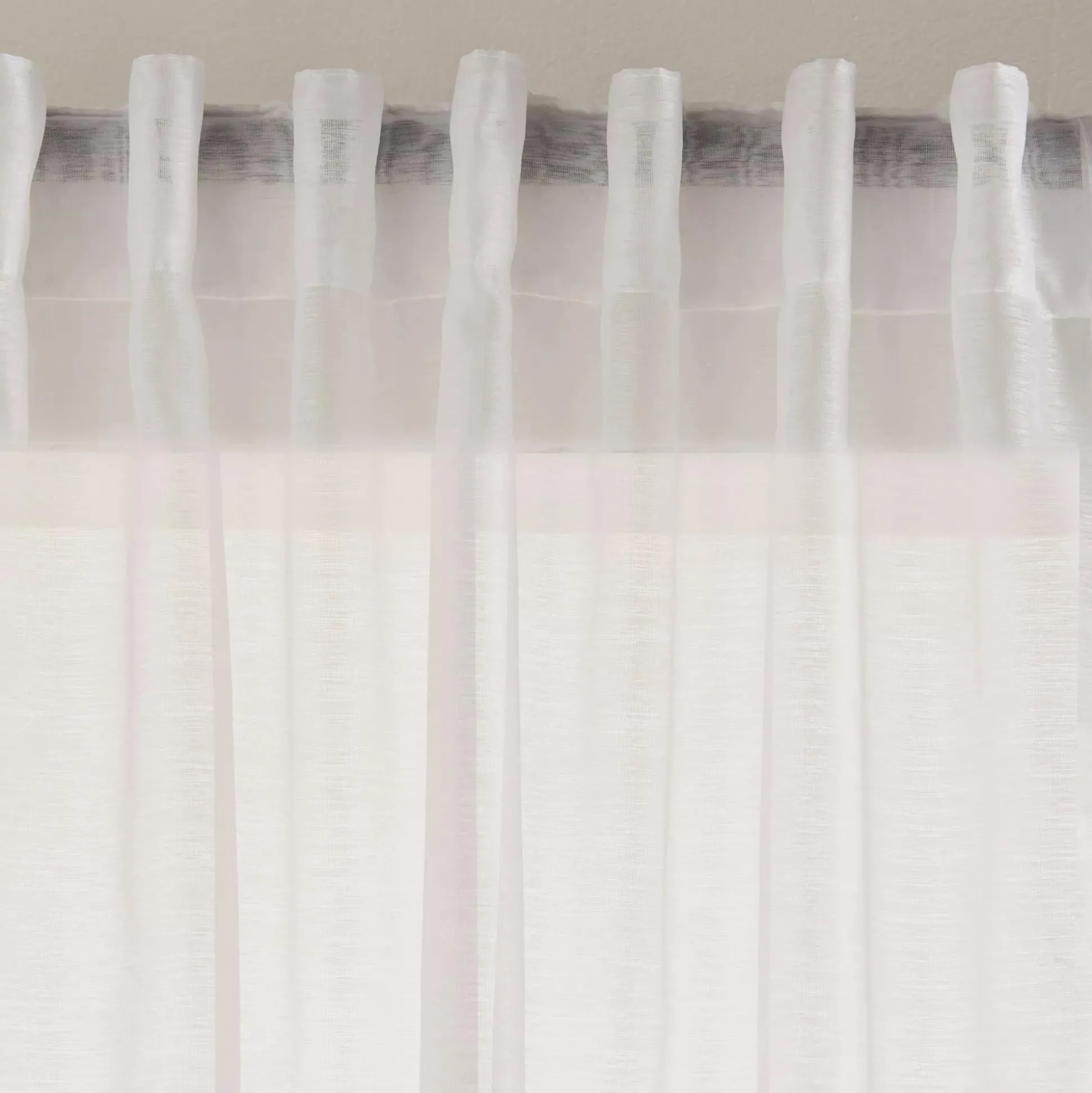 Kacha Rod Pocket Back Tab Sheer Curtain