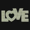 LED Love Typo