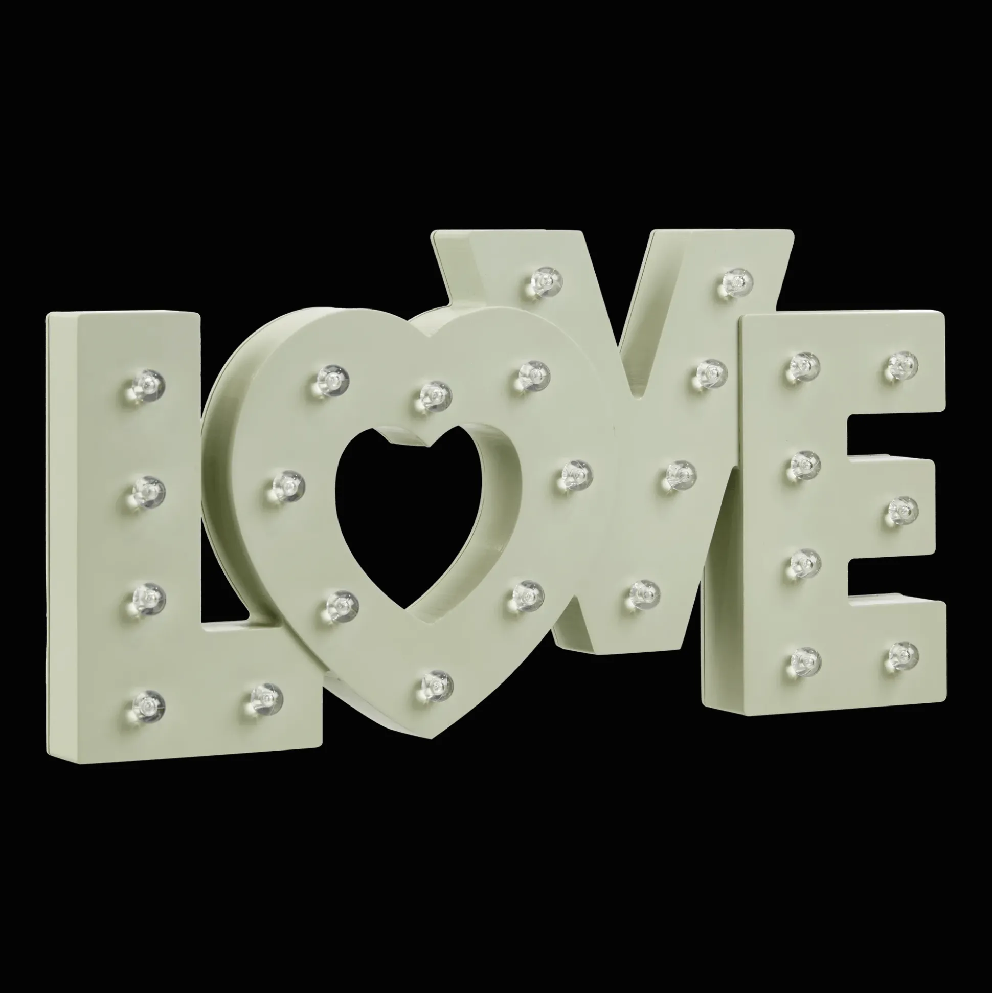 LED Love Typo